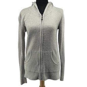 Barefoot dreams zip front hoodie comfy soft cozy neutral bamboo blend